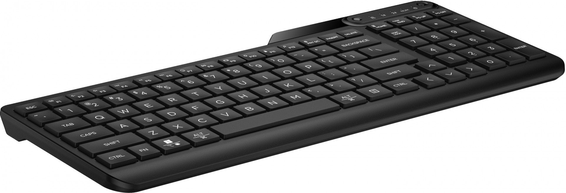 Clavier sans fil HP 475 mode double - récepteur USB + Bluetooth - noir QWERTY (7N7B9AA#ABB)