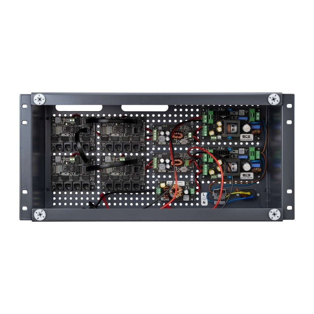 BCS BCS-UPS/IP16/E-S/RACK5U Ensemble d'alimentation de secours pour 17 récepteurs PoE