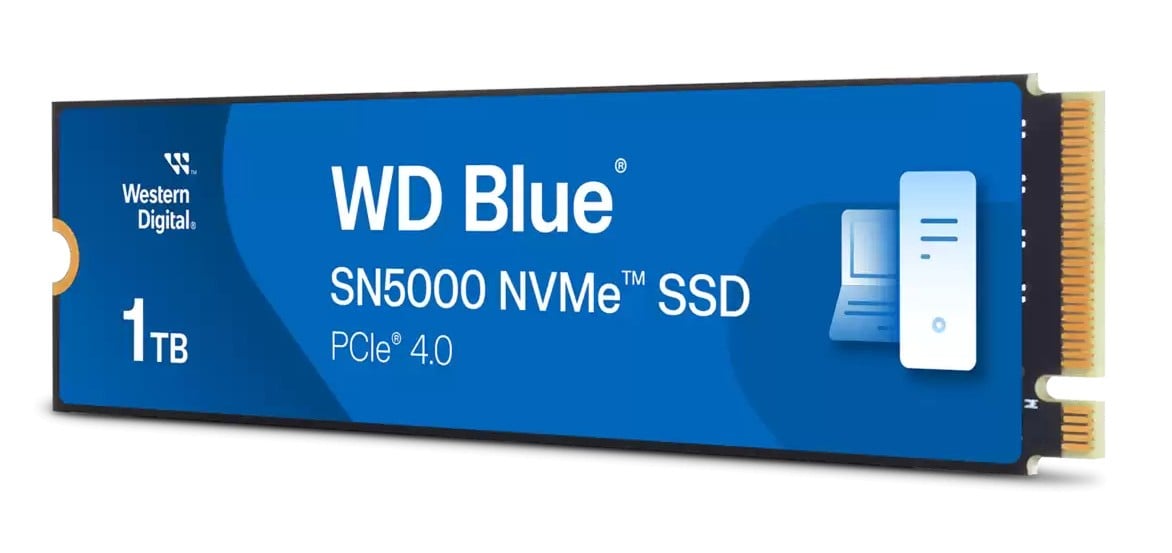 WD SSD Blue SN5000 1TB PCIe Gen4 NVMe