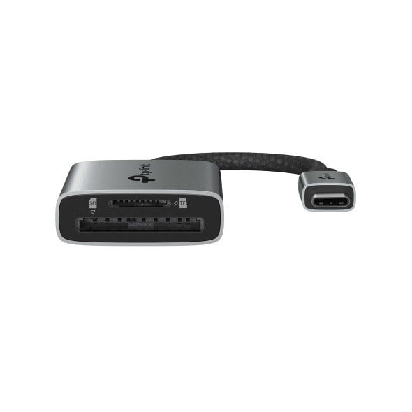 TP-LINK USB 3.0 Type-C to SD and microSD 3.0 Adapter 1x USB-C Connector 1x SD + 1x microSD TF up to 200MBps Port
