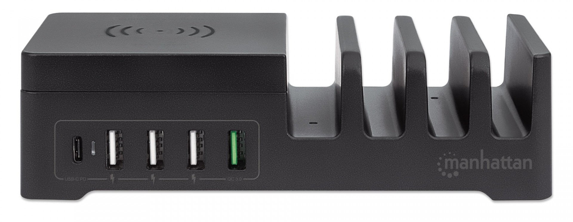 Manhattan 102230 Station de charge Qi Quick 3A USB-C 55W