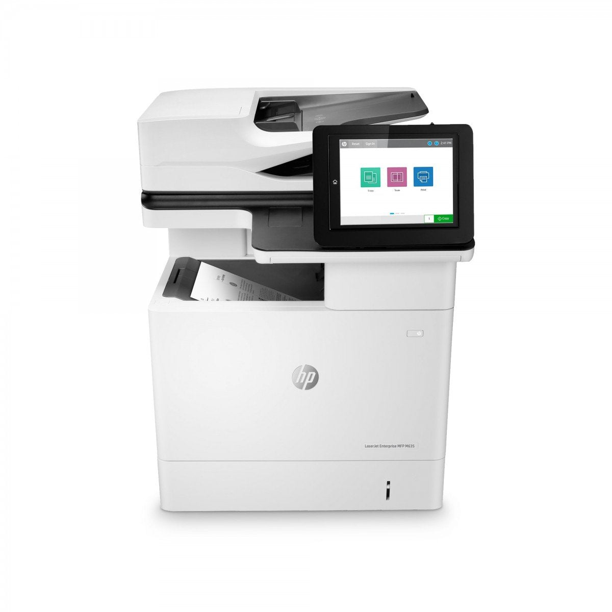 HP LaserJet Enterprise MFP M635h MFP Mono laser 216x864mm A4 61ppm Copy 61ppm Print 650sheets USB LAN