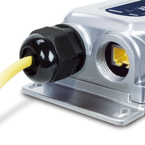 PLANET IPOE-175S séparateur voix-données Gris Connexion Ethernet, supportant l'alimentation via ce port (PoE)