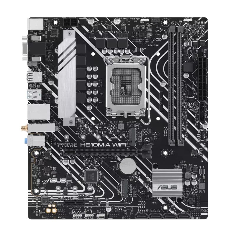 ASUS PRIME H610M-A WIFI LGA1700 microATX 2DDR5 1xHDMI 1xDP 1xD-Sub 4xSATA 2xM.2