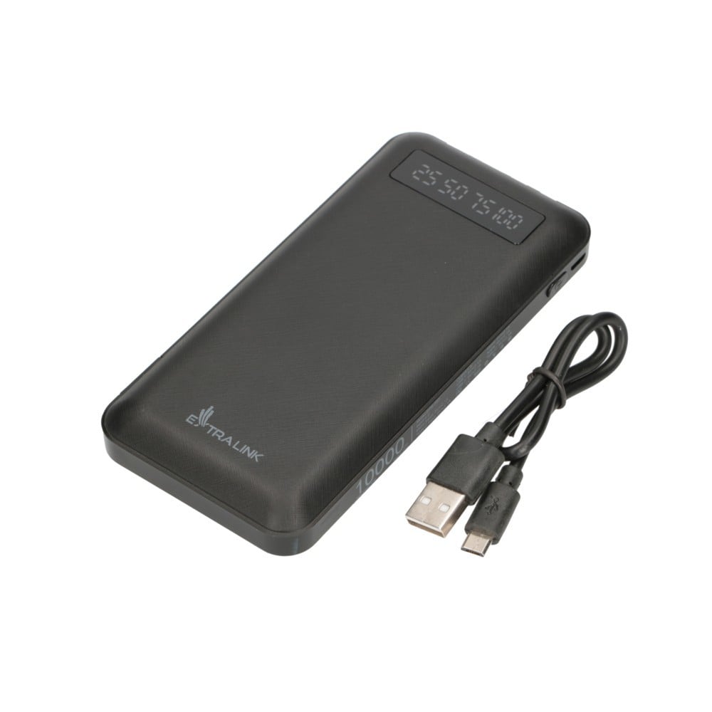 Extralink EX.19607 banque d'alimentation électrique Lithium Polymere (LiPo) 10000 mAh Noir