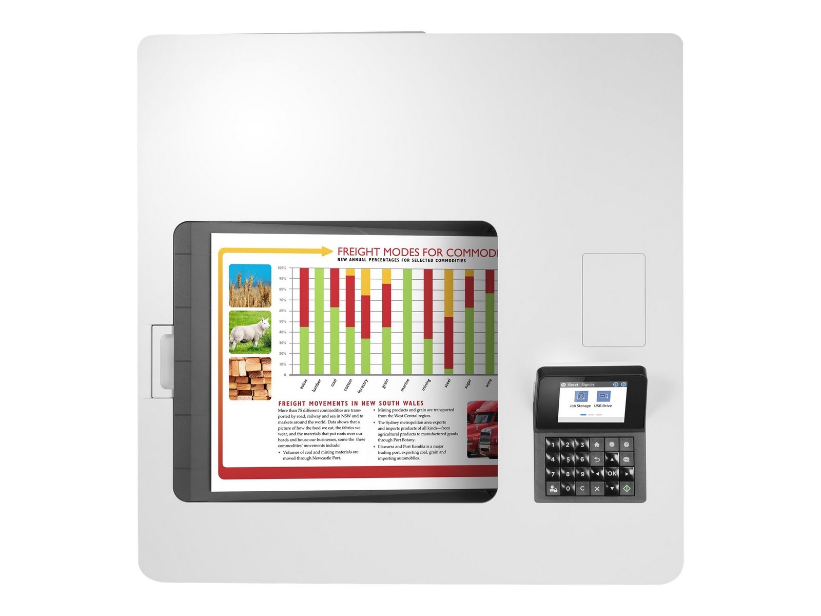 HP Color LaserJet Enterprise M554dn produit neuf emballage abimé A4 color laser USB 33ppm (P)