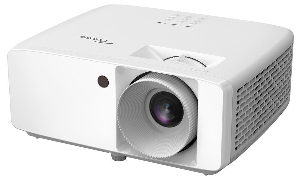 OPTOMA ZH400 FHD 1920x1080 4000lm Laser Projector 300 000:1 TR 1.48:1 1.62:1 2HDMI USB-A Power Audio 3.5mm 3Kg White