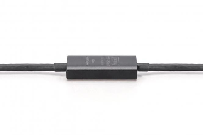 Câble d'extension actif, USB 3.2 Gen1, 5Gbps, USB-C - USB-C, 10m