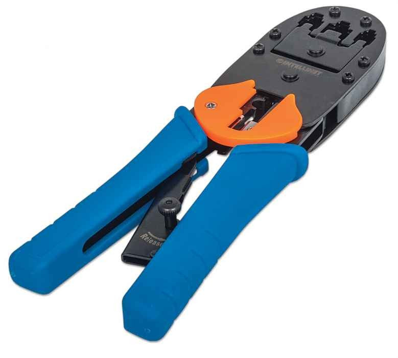 Intellinet 211048 Pince a sertir Noir, Bleu, Orange