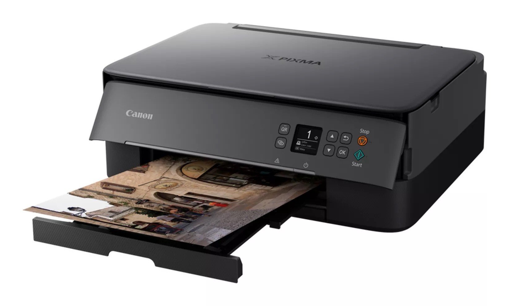 CANON PIXMA TS5350i MFP colour inkjet A4 13ipm Print 200sheets USB Wi-Fi Black (P)