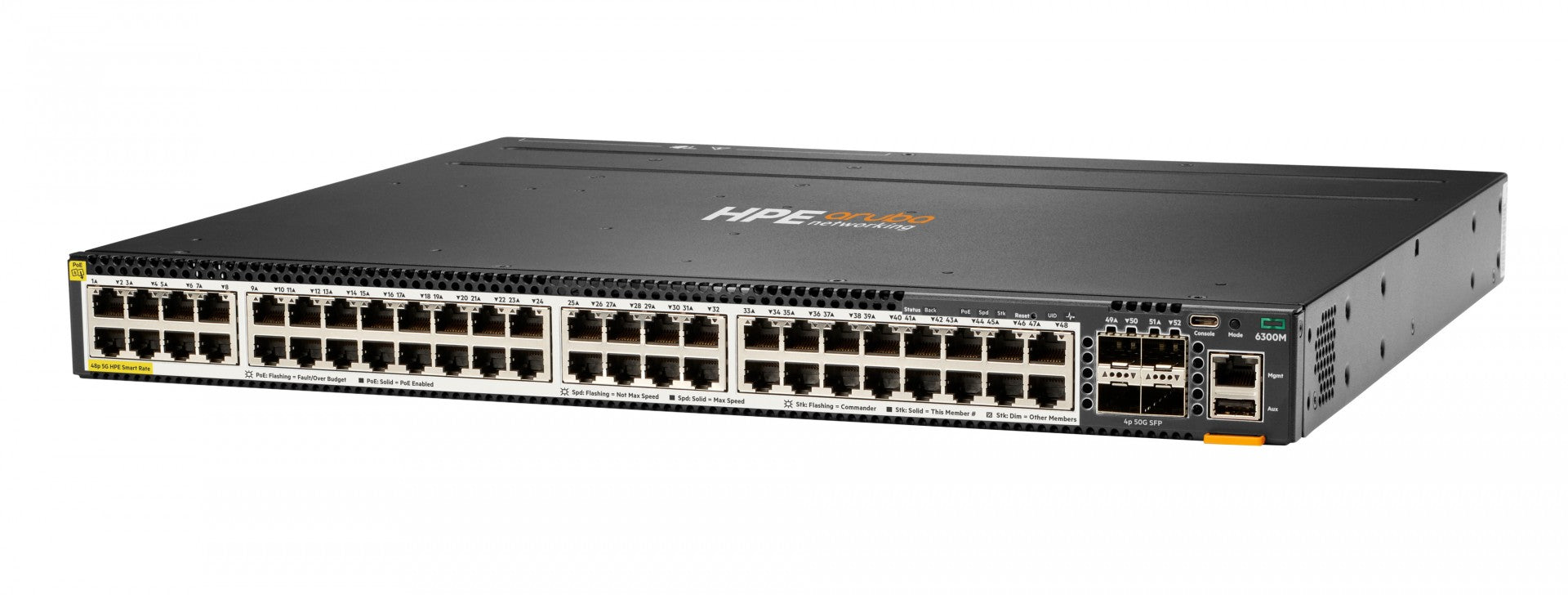 HPE Aruba 6300M 48SR5 CL6 PoE 4SFP56 Swc