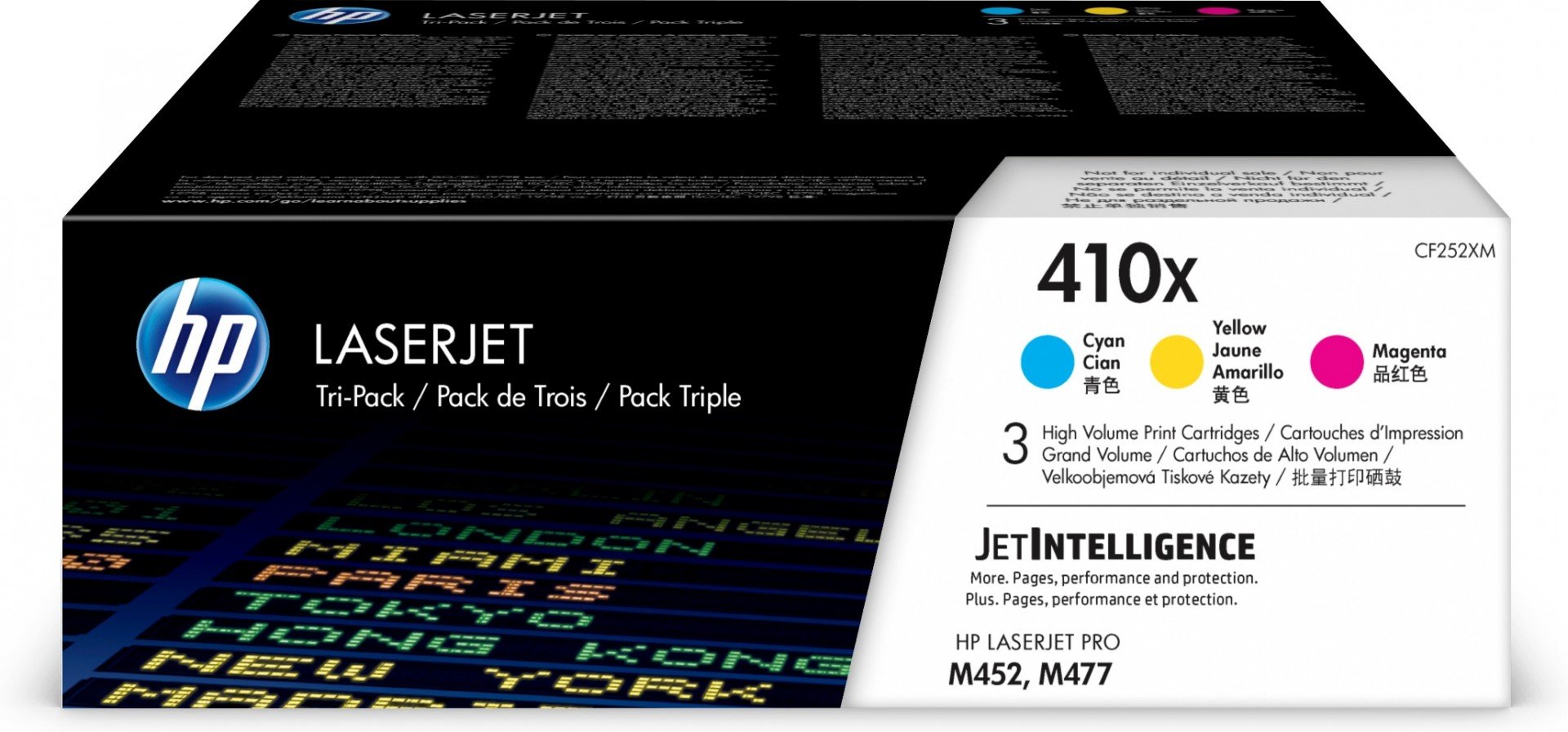 HP 410X HY Original LaserJet 3pk CMY