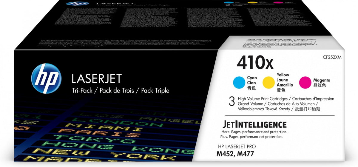 HP 410X HY Original LaserJet 3pk CMY