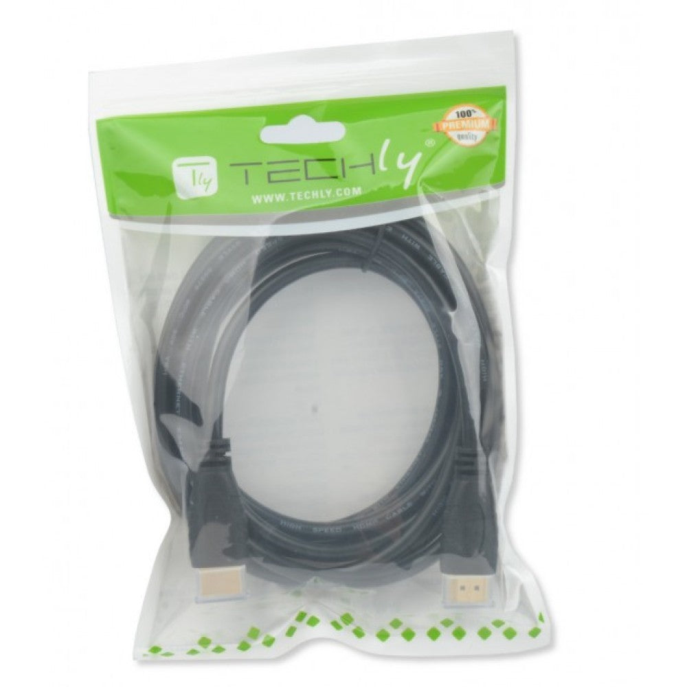 Techly ICOC HDMI2-4-090 Câble HDMI 2.0 4K*60Hz 9m M/M 18Gbps noir