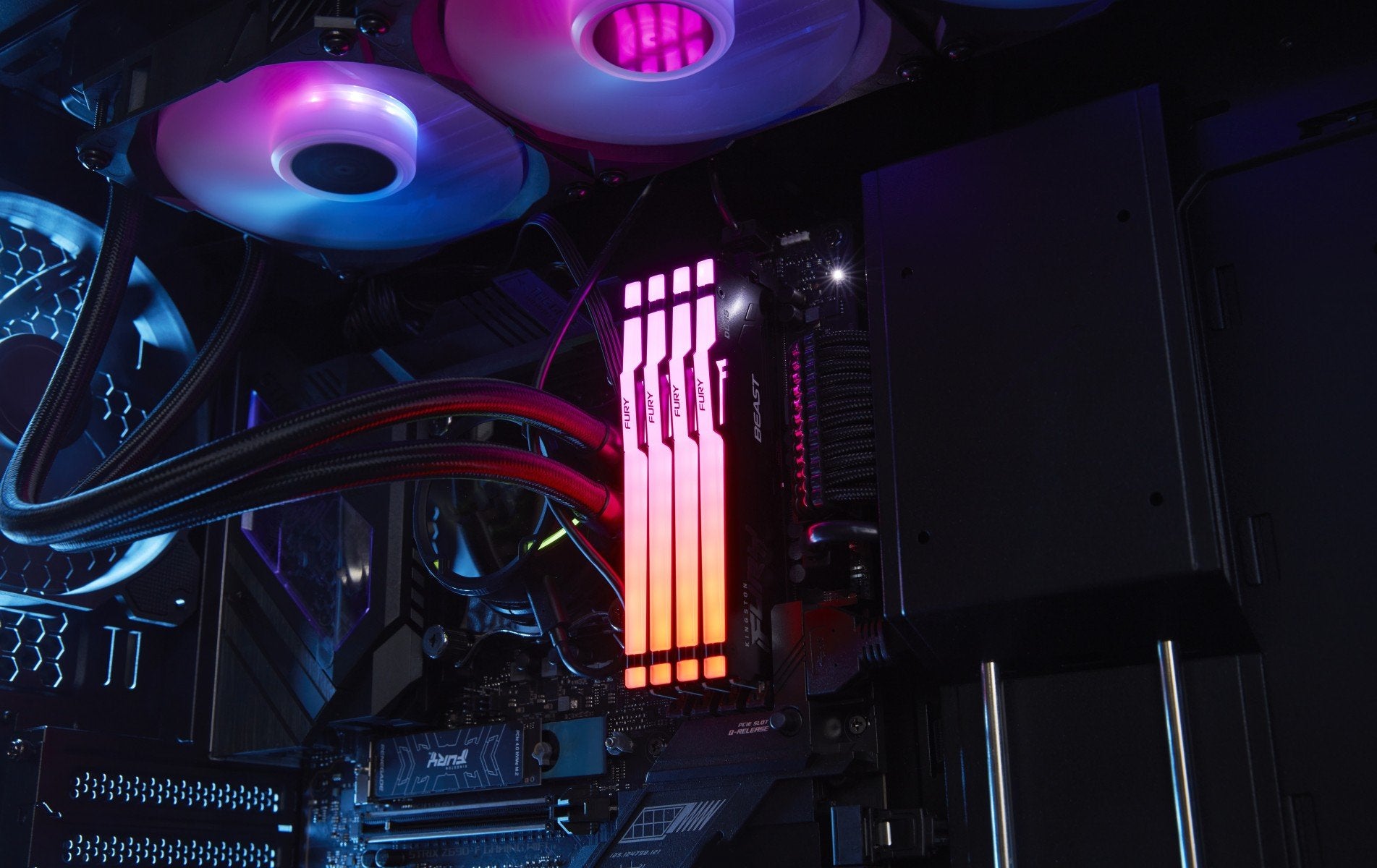 KINGSTON 32Go 5600MT/s DDR5 CL36 DIMM Kit of 2 FURY Beast RGB