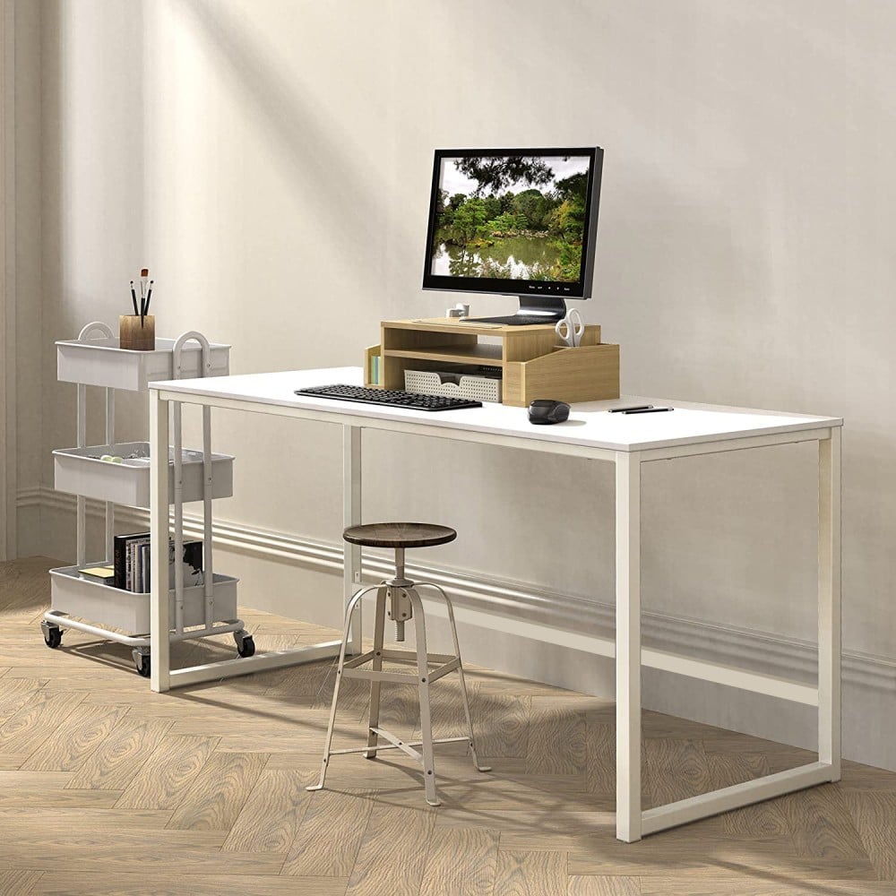 Techly ICA-TB 3545W bureau d'ordinateur Blanc