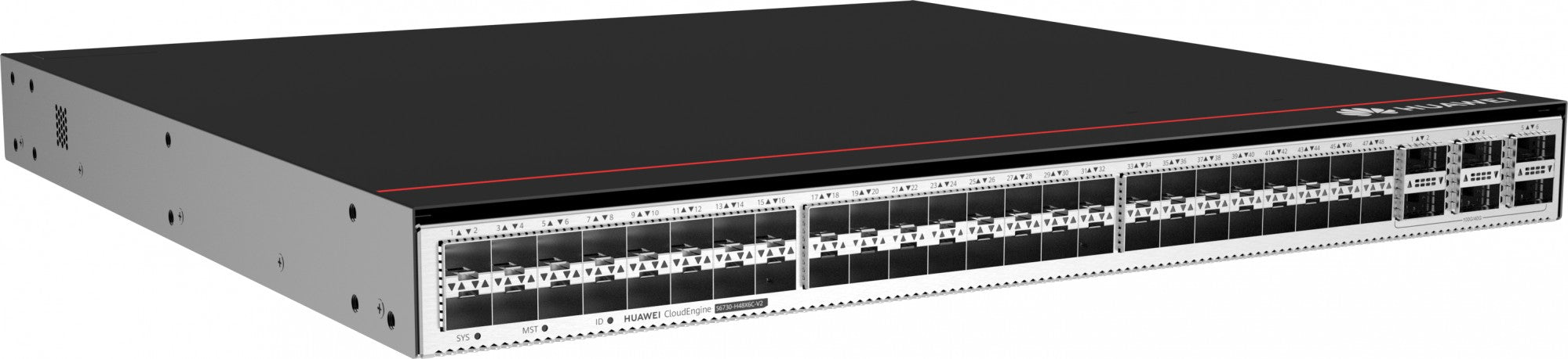 HUAWEI S6730-H48X6C-V2 48x10GE SFP+ ports 64x0GE QSFP28 ports optional license for upgrade to 6x100GE QSFP28 without power module