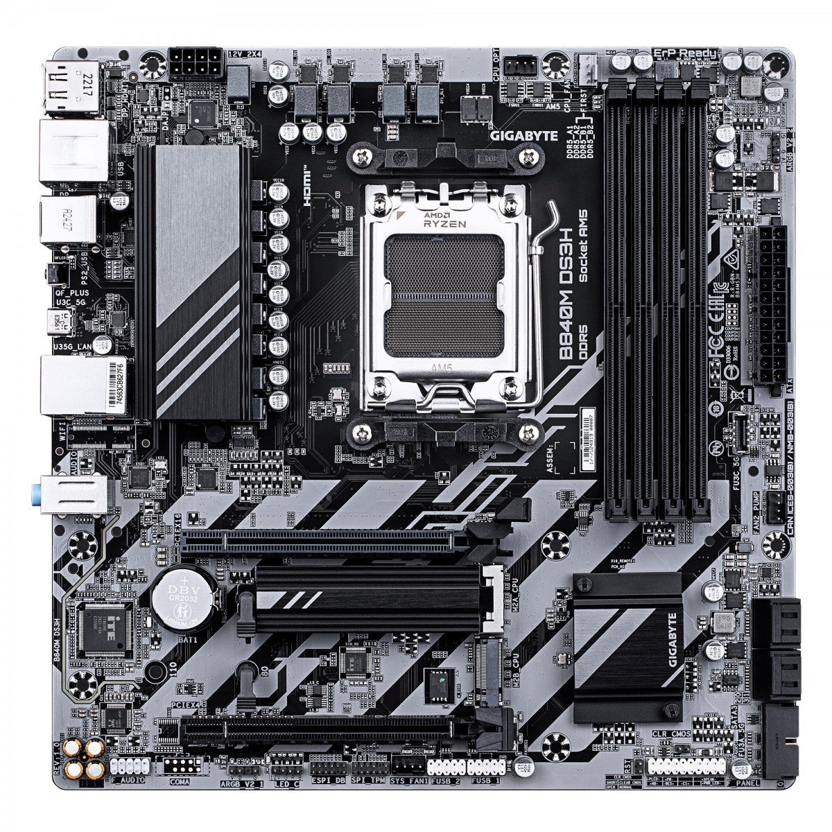 GIGABYTE B840M DS3H carte mere AMD B840 Emplacement AM5 micro ATX