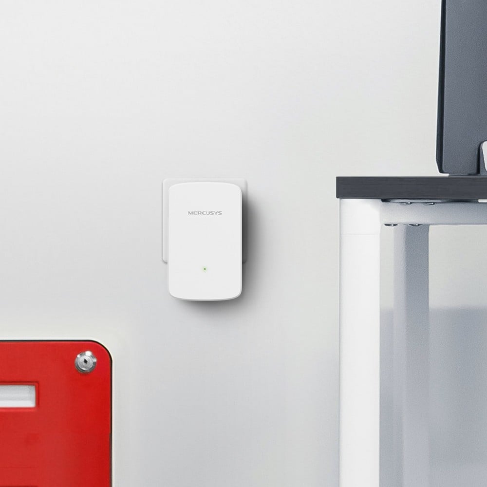 Mercusys ME10 prolongateur réseau Répéteur réseau Blanc 10, 100 Mbit/s