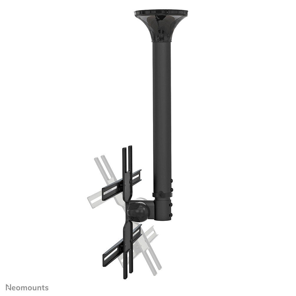 NEOMOUNTS FPMA-C400BLACK Support de plafond pour écran de 32-60p - h 64-104 cm