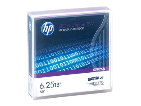 HPE LTO-6 Ultrium 6.25TB MP RW EcoPk 20P