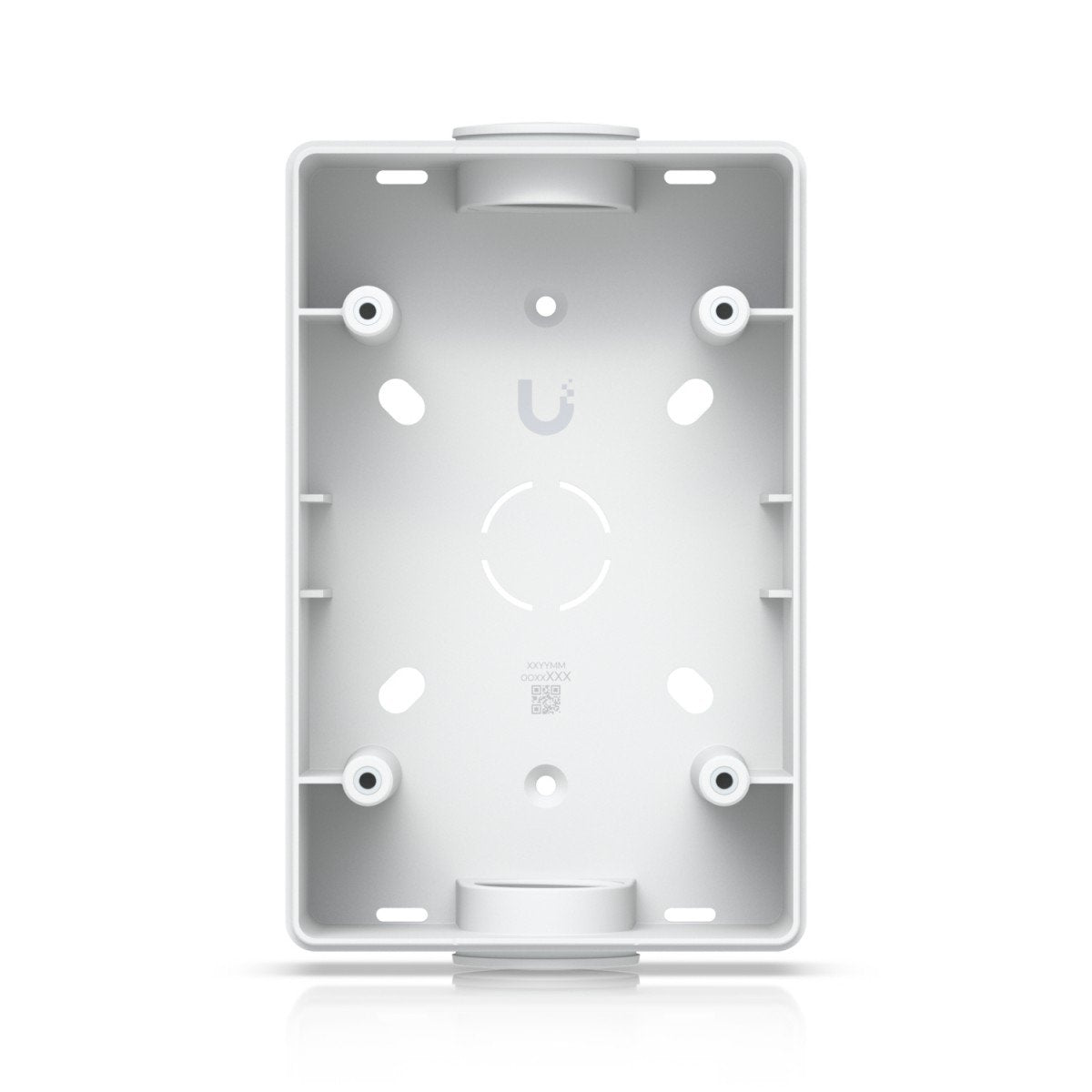 Ubiquiti UACC-Reader-JB-W Boîtier de jonction pour lecteurs d'acces UniFi et visualiseurs d'interphone qui supportent les surfaces planes.
