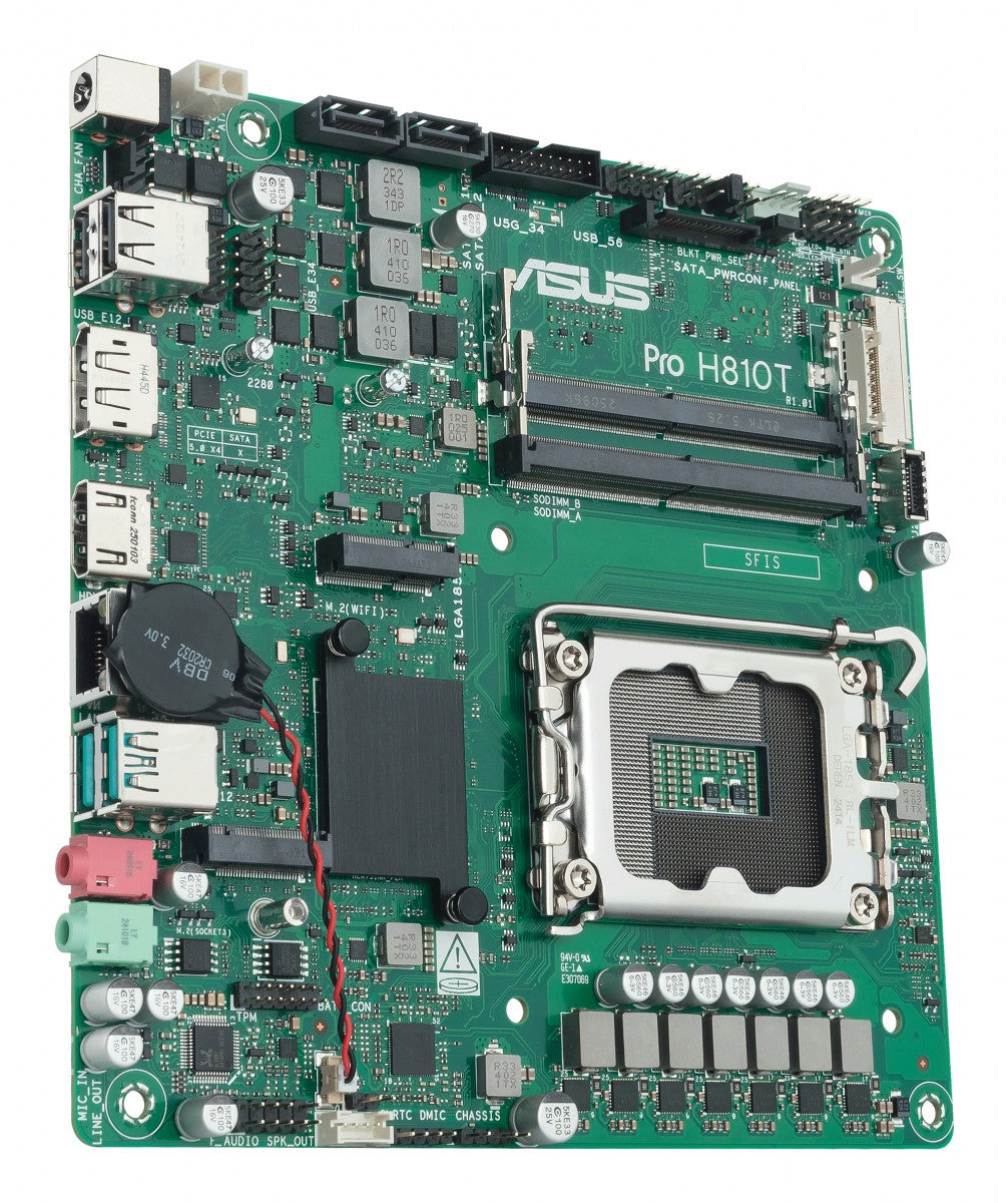 ASUS H810 LGA 1851 mini-ITX Thin motherboard 1xHDMI 1xDP