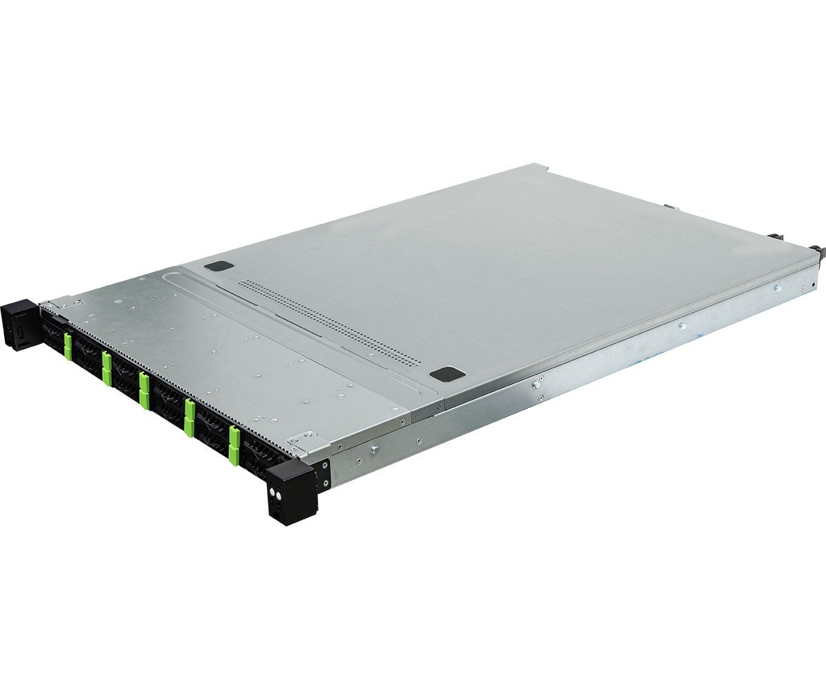 ASRock 1U12E-GENOA/2L2T, Rack 1U, UP, AMD EPYC 9004, 12xSFF, 2xGbE, 2x10GbE, Red. PSU, IPMI