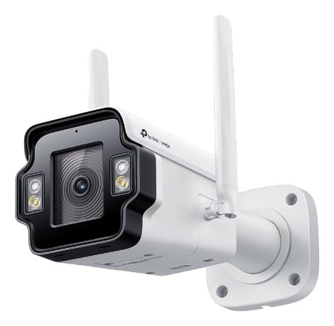 TP-LINK VIGI 4MP Outdoor Full-Color 4G Bullet Network Camera 4G Cat4 LTE-TDD/LTE-FDD/WCDMA 3xLAN Ports 4MP 1/2.7inch