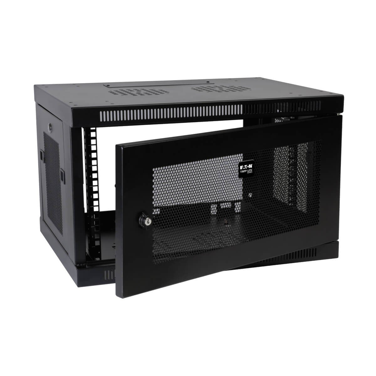 EATON TRIPPLITE SmartRack 6U Low-Profile Switch-Depth Wall-Mount Rack Enclosure Cabinet Rack floor mountable BK 6U 19