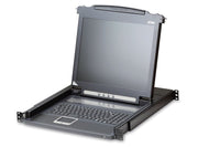 "Aten CL1000M-ATA-SG PS/2 VGA 17"" LCD Console avec clavier espagnol"