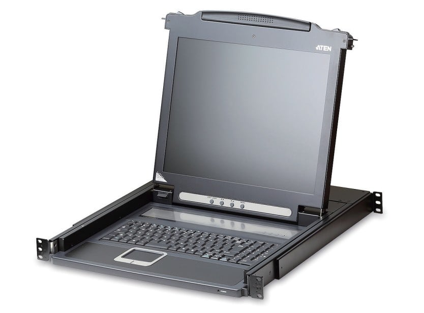 "Aten CL1000M-ATA-SG PS/2 VGA 17"" LCD Console avec clavier espagnol"