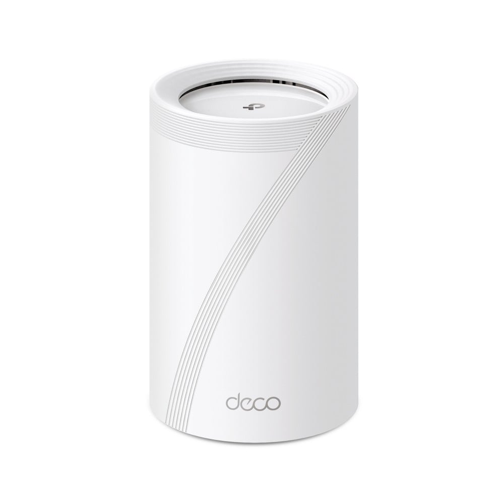 TP-LINK BE9300 Whole Home Mesh Wi-Fi 7 Unit Tri-Band 574Mbps at 2.4GHz + 2880Mbps at 5GHz + 5760Mbps at 6GHz Internal Antennas