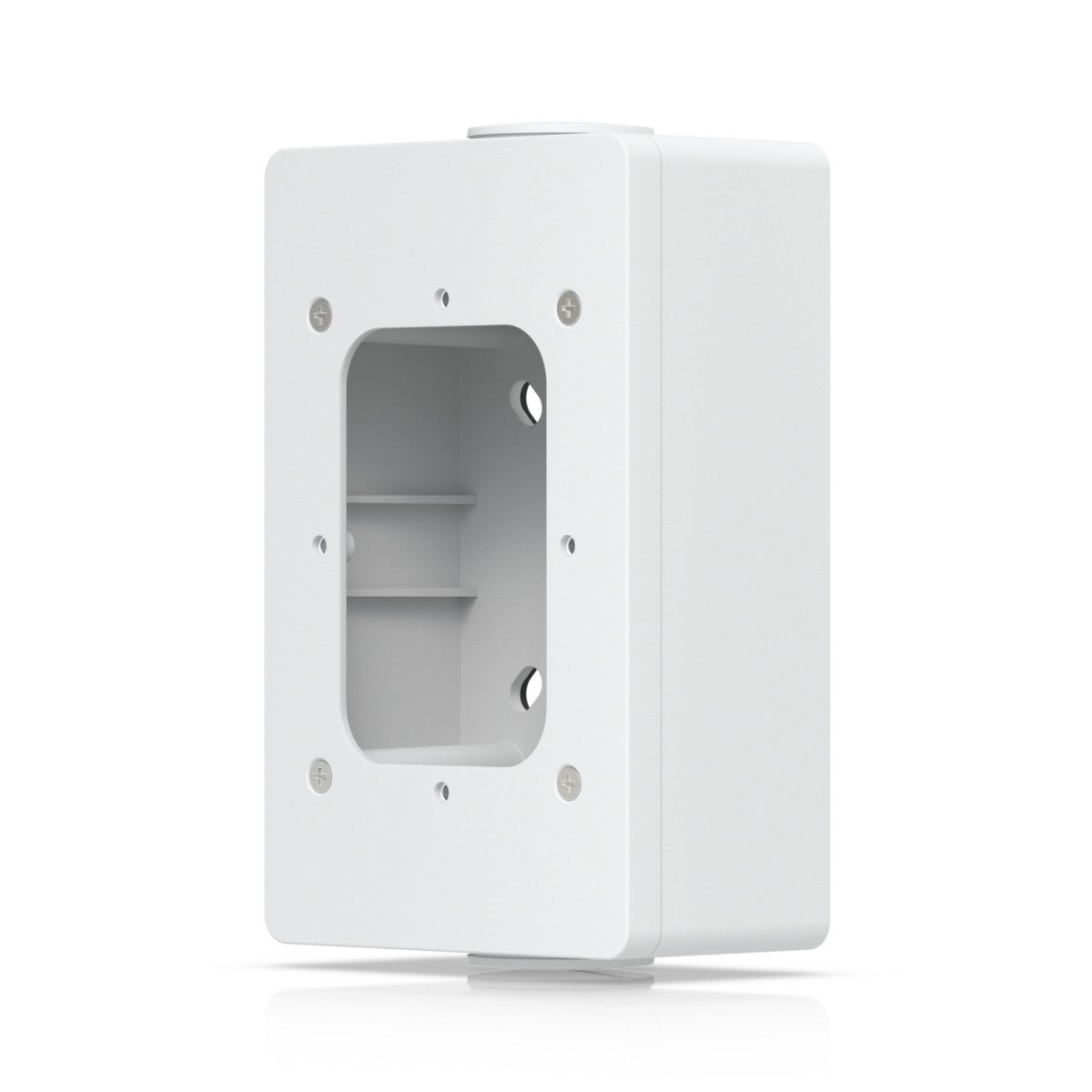 Ubiquiti UACC-Reader-JB-W Boîtier de jonction pour lecteurs d'acces UniFi et visualiseurs d'interphone qui supportent les surfaces planes.