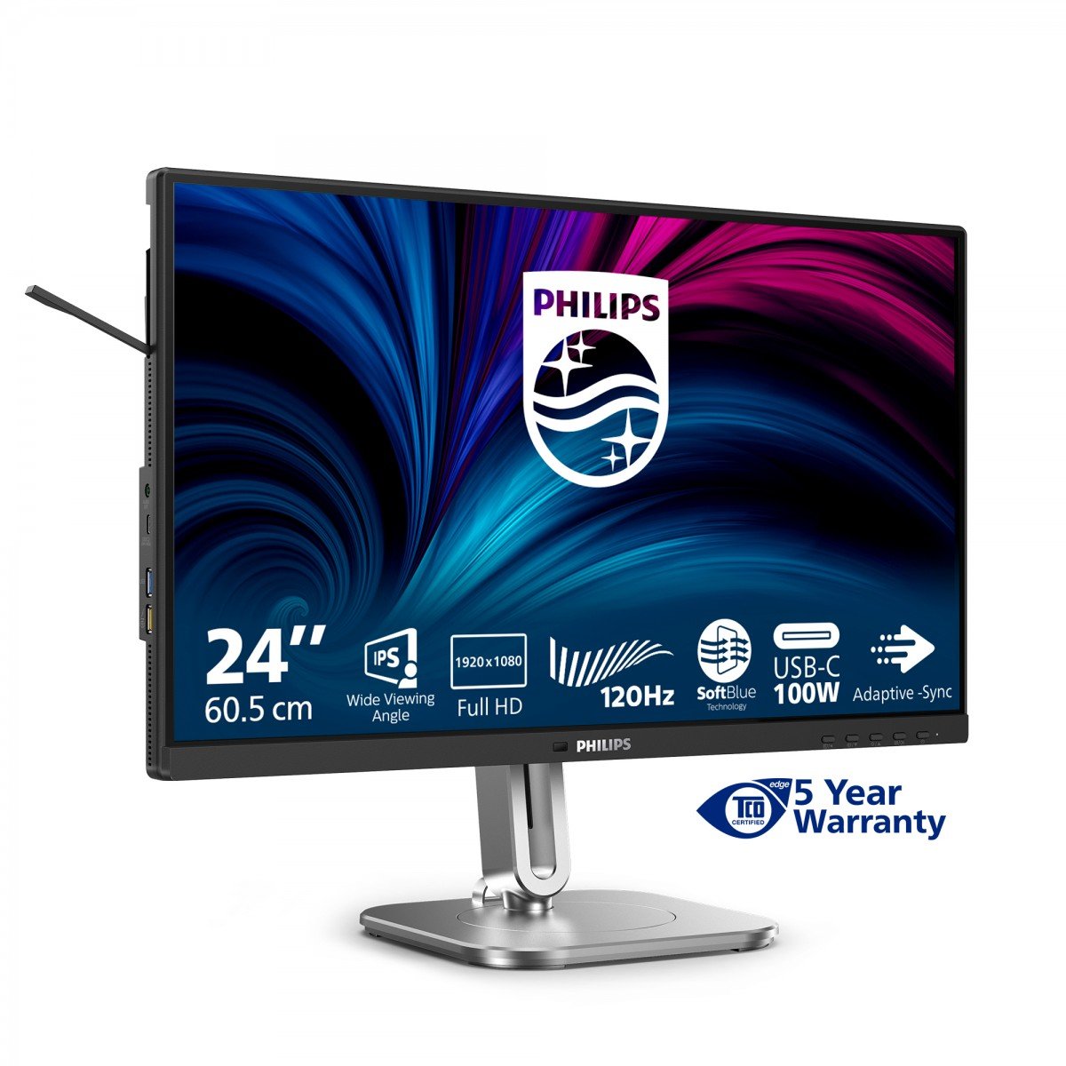 PHILIPS 24B2U4301/00 23.8inch 1920x1080 HDMI DP DaisyChain USB USB-C RJ-45