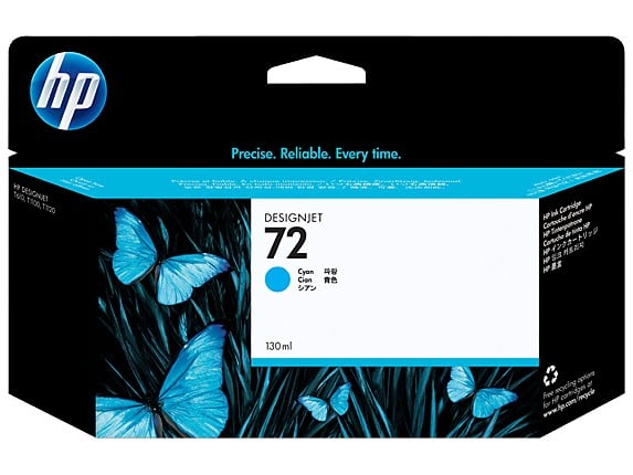 HP 72 original Ink cartridge C9371A cyan high capacity 130ml 1-pack