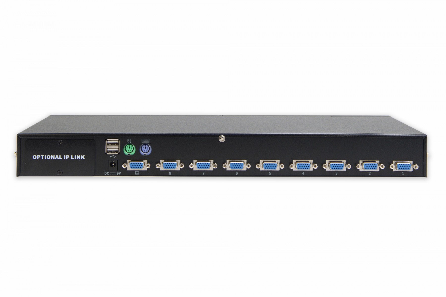 Digitus DS-23200-2 commutateur écran, clavier et souris Grille de montage Noir