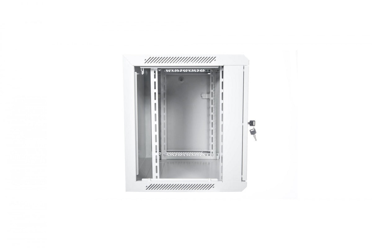 Digitus DN-W19 12U/600/MD étagere Rack monté sur le mur Gris clair