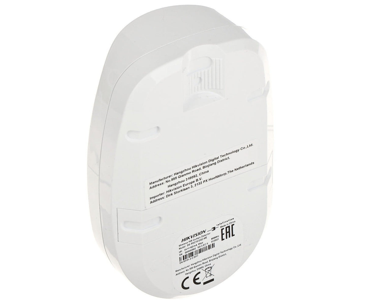 Hikvision DS-PDP15P-EG2-WE(B) détecteur de mouvement PIR sans fil blanc 15m