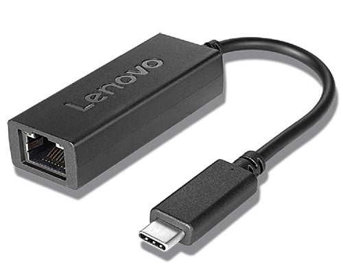 LENOVO USB-C to Ethernet Adapter - Adaptateur réseau - USB-C - Gigabit Ethernet x 1 - noir