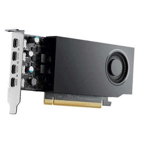Dell NVIDIA® RTX™ A1000, 8 GB GDDR6, half height, PCIe 4.0x8, 4 mDP Graphics Card