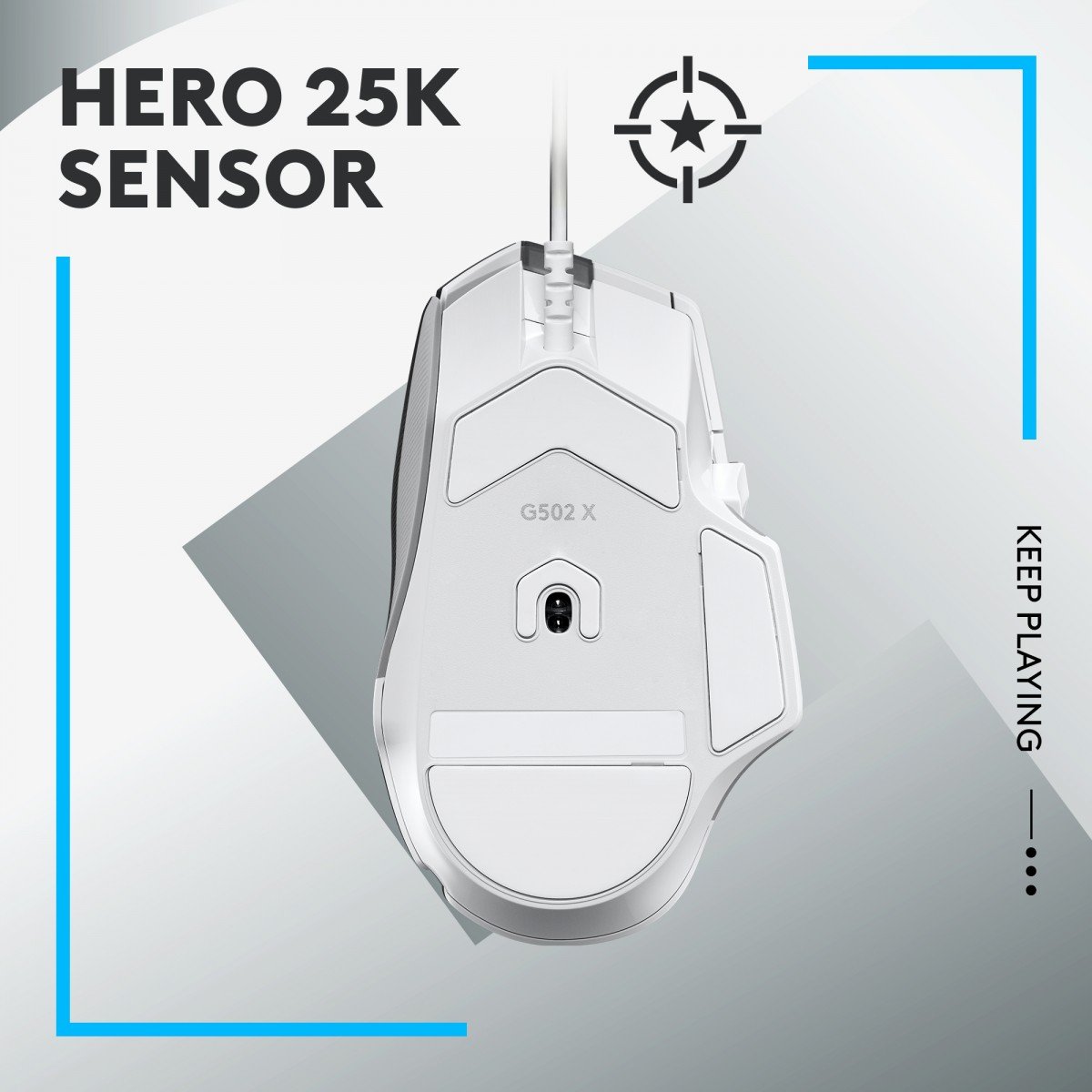 LOGITECH G502 X - WHITE - EER2