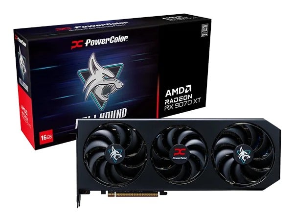 PowerColor Radeon RX 9070 XT Hellhound 16 Go GDDR6
