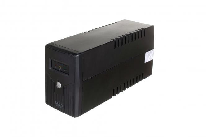 UPS Line-Interactive LED BASIC, 800VA/480W, 1x12V/9A, AVR, 2x Schuko CEE 7/3