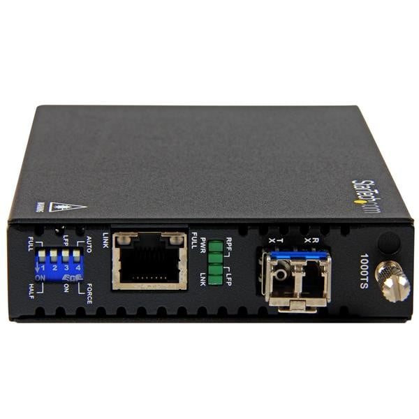 GbE Fiber Media Converter - SM LC 20 km