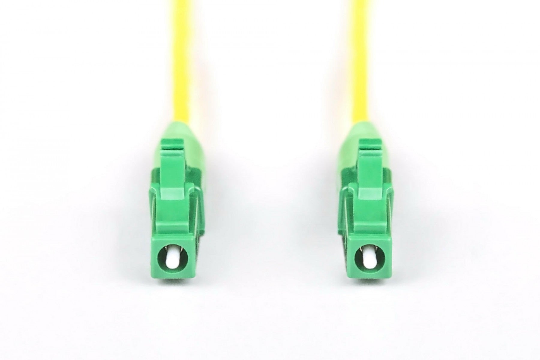 Câble de raccordement en fibre optique LC APC/LC APC, simplex, SM 9/125, G657.A02, LSOH, 1 m, jaune