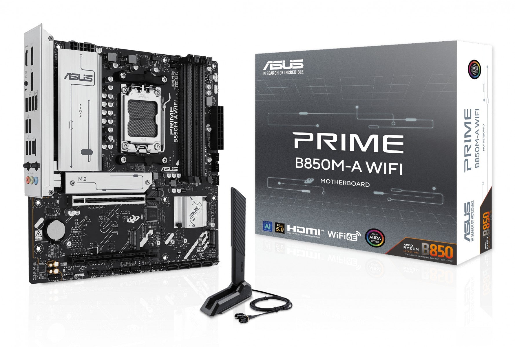ASUS PRIME B850M-A WIFI AM5 MB 4xDDR5