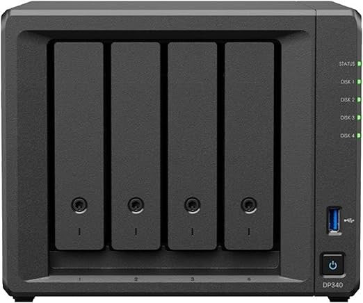 SYNOLOGY DP340 Backup Solution 4 Sockets AMD Ryzen Embedded R1600 16Go Memory
