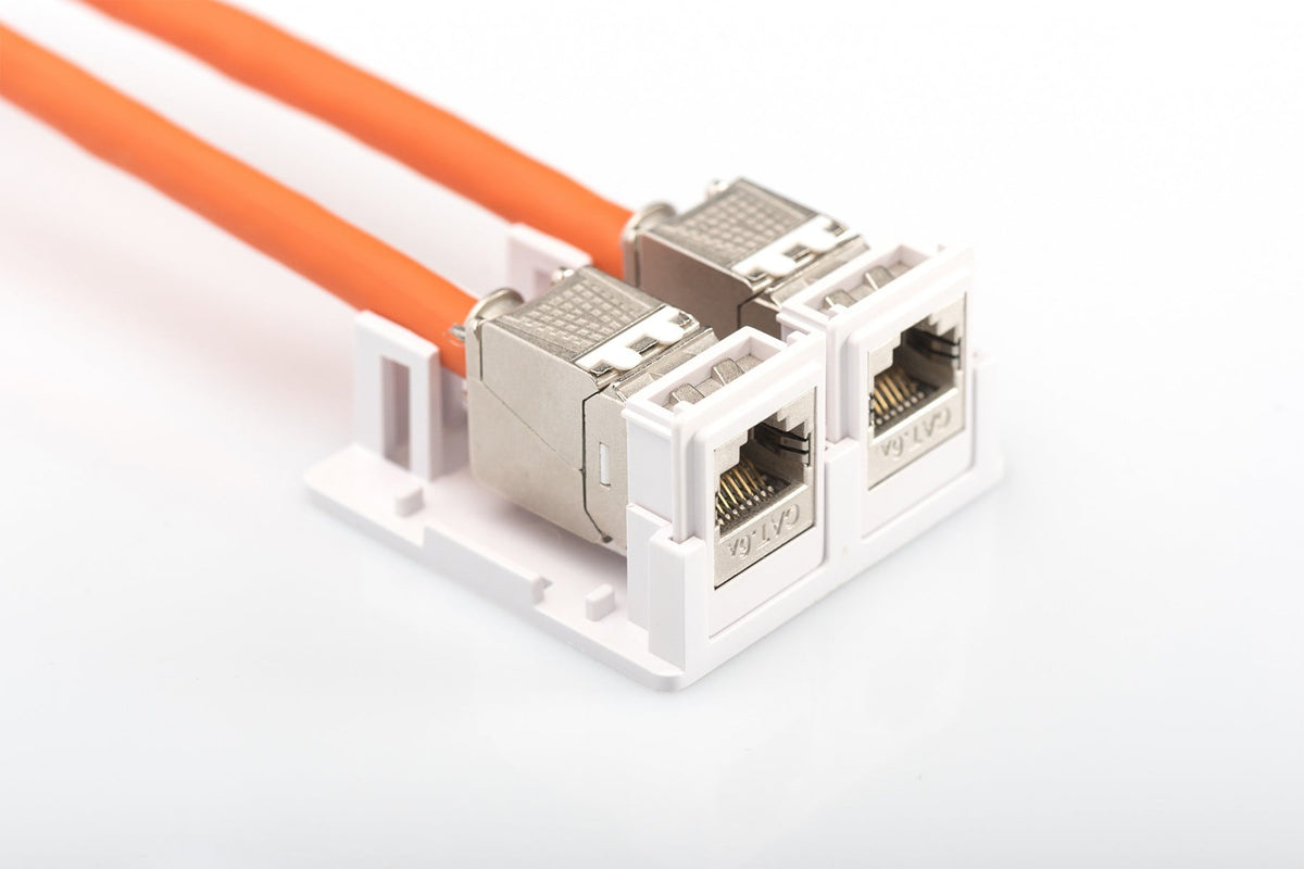 Digitus AT-AG 302A-WH boitier de prise de courant RJ-45 Blanc