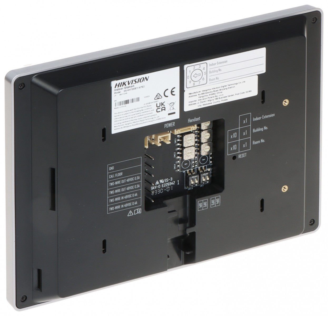 Hikvision DS-KH7300EY-WTE2 Station intérieure HD a 2 fils